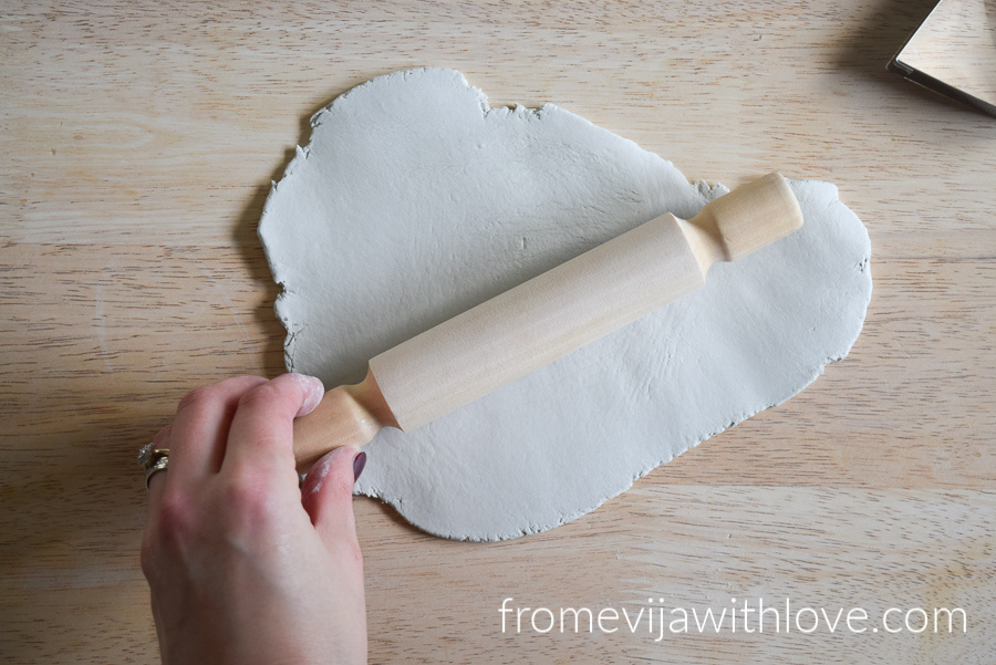 Beautiful Christmas air clay ornament