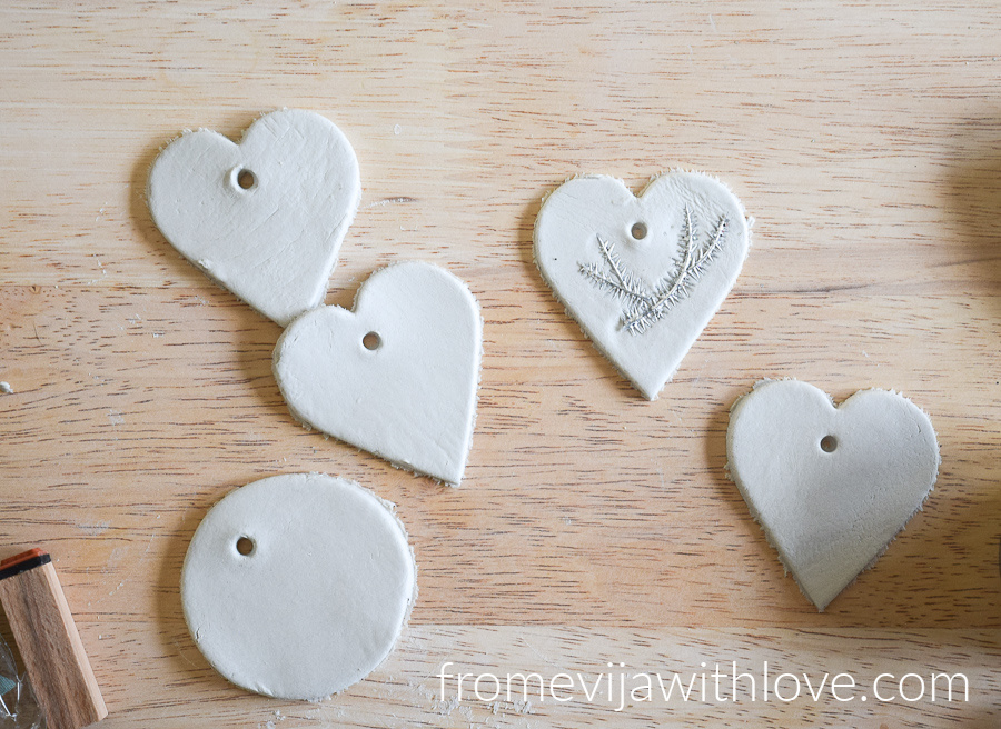 Beautiful Christmas air clay ornament
